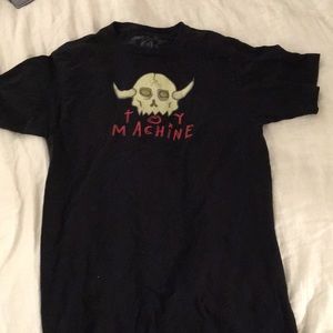 Black toy machine shirt